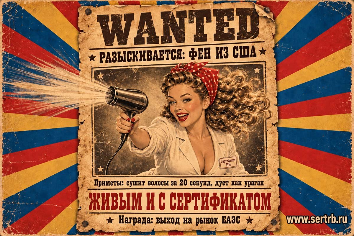 Фен, который сушит волосы за 20 секунд: какие сертификаты понадобились импортёру